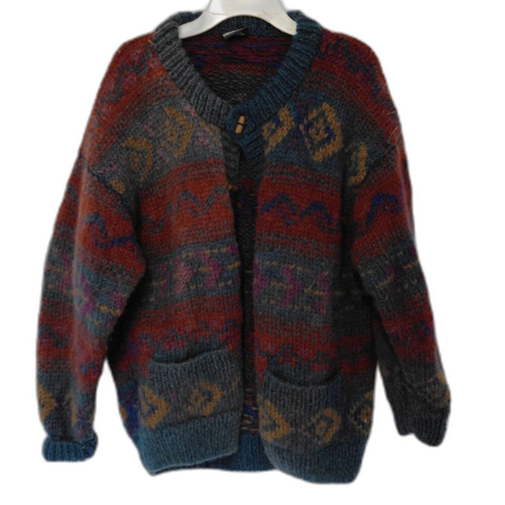 Ganesh Himal 100% Wool Hand-Knit Sweater from Nepal